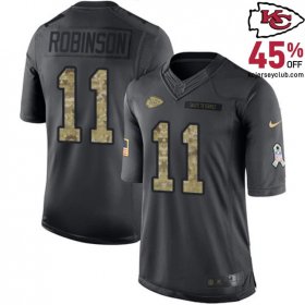 Get the Shining Demarcus Robinson #11 Chiefs Black Pro Bowl Jersey - Perfect for Youth's Star Admirers! 2016 Make
