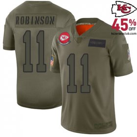 Grab the Demarcus Robinson #11 Chiefs Camo Alumni Jersey - For Men Veterans! 2019 Release
