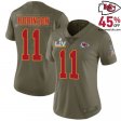 Grab the Victorious Demarcus Robinson #11 Chiefs Olive Divisional Champs Jersey - For Women's Winning Teams! 2017 Edition