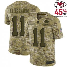 Marquez Valdes-Scantling #11 Chiefs Camo Streak-Breaker Jersey - End the Drought for Men! 2018 Design