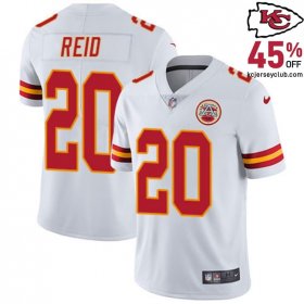 Honor the Hall of Fame Inductees from Kansas with the Justin Reid #20 Kansas's Admired Chiefs White Hall of Fame Tribute Jersey for Youth in 2025