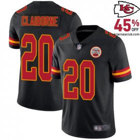 Make Every Moment Special in Kansas with the Morris Claiborne #20 Kansas's Elegant Chiefs Black Special Occasion Jersey for Men in 2025