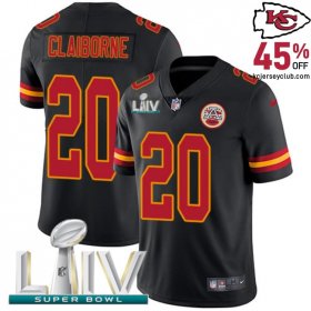 A Labor of Love from Kansas's Dedicated Fans - Morris Claiborne #20 Kansas's Handcrafted Chiefs Black Fan-Made Jersey for Youth in 2020