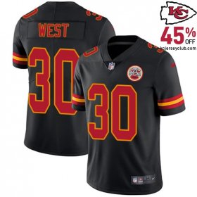 A Valuable Addition to Your Collection in Kansas – Charcandrick West #30 Kansas's Precious Chiefs Black Collector's Jersey for Men in 2025