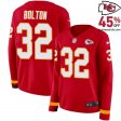Secure a Piece of Sporting History: Nick Bolton #32 Kansas's Chiefs Red Limited Edition Heritage Treasure Jersey Perfect for Women Collections