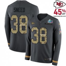 Embody the Soul of Kansas's Team: L'Jarius Sneed #38 Kansas's Chiefs Anthracite Heritage Essence Jersey Connecting Fans to the Core of Youth's Gridiron Spirit