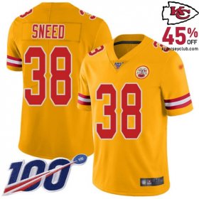 L'Jarius Sneed #38 Chiefs Gold Limited Quantity Jersey - A Rare Find for Men Collectors! 2025 Release