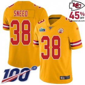 The L'Jarius Sneed #38 Chiefs Gold Premium Collection Jersey - Ideal for Men Luxury Lovers! 2025 Make