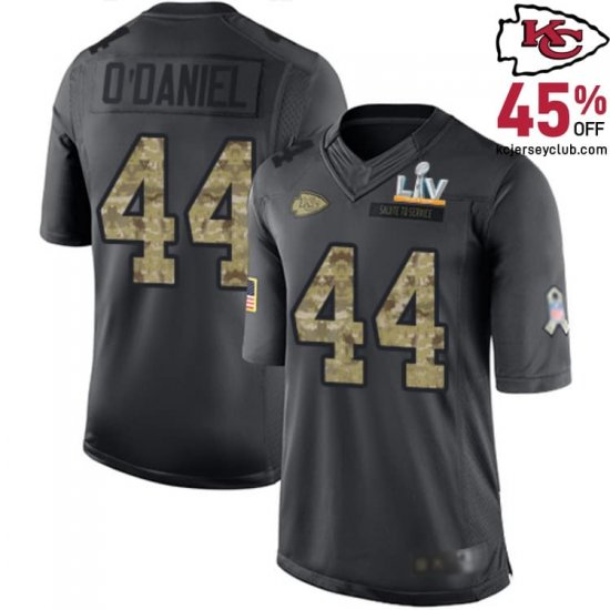 The Ultimate Dorian O\'Daniel #44 Chiefs Black Jersey for Youth Supporters - 2016 Model