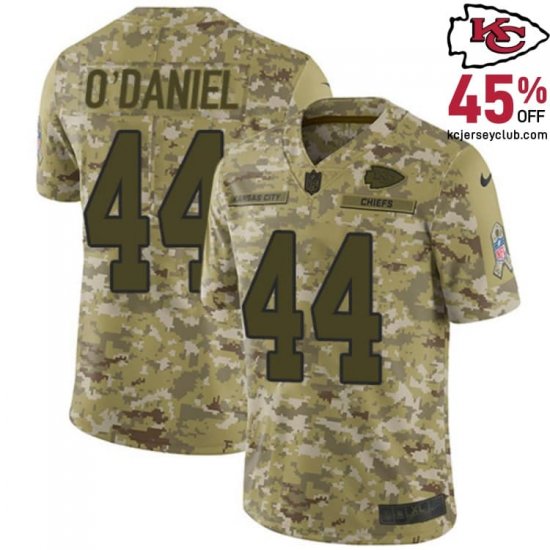 Look Stylish in the Dorian O\'Daniel #44 Chiefs Camo Jersey - Ideal for Men Admirers! 2018 Make