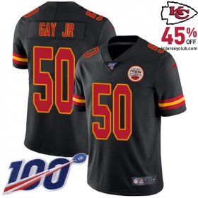 Own the Luxurious Willie Gay Jr #50 Chiefs Black Premium Jersey - A Delight for Men Aficionados! 2025 Release