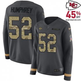 Own the Elegant Creed Humphrey #52 Chiefs Anthracite Premium Jersey - A Treat for Women Aficionados! 2025 Release