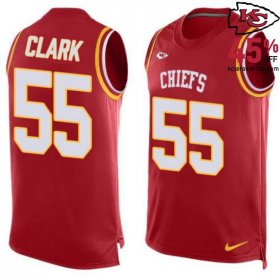 Frank Clark #55 Chiefs Red MVP Jersey - For Men's MVP Fans in 2025!