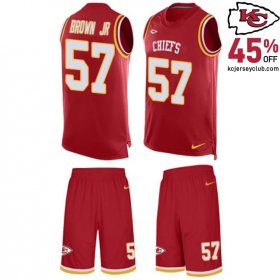 Orlando Brown Jr. #57 Chiefs Red Brown Fan-Voted Jersey - Chosen by Men's Dedicated Supporters in 2025!