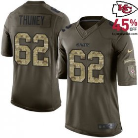 Get the Little Youth Fans Excited with Joe Thuney #62 Chiefs Green Kids Jersey in 2015
