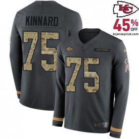 Create Your Own Style with the Darian Kinnard #75 Chiefs Anthracite Custom Jersey for Men in 2025