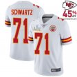 Thanks to Youth Fans! Mitchell Schwartz #71 Chiefs White Fan Appreciation Jersey in 2025