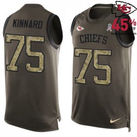 Commemorate a Memorable Time with the Darian Kinnard #75 Chiefs Green Commemorative Jersey for Men in 2025
