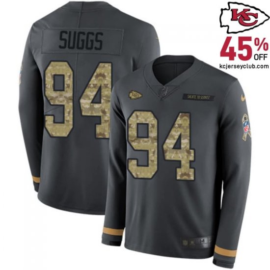 Celebrate Kansas\'s Team Homecoming with the Terrell Suggs #94 Kansas\'s Festive Chiefs Anthracite Homecoming Jersey in 2025